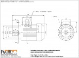 1LA716 IMB14FT (small flange) dimensions