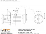 1LA916 IMB14FT (medium flange) dimensions