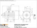 1LG4208-2,6 IMB3 (foot-standing) dimensions