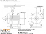 1LG4283-4,6,8 IMB3 (foot-standing) dimensions