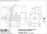 1LG4288-2 IMB3 (foot-standing) dimensions