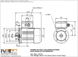 1MA708 IMB14FT (medium flange) dimensions