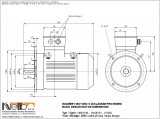 1MJ613 IMB5 (large flange) dimensions