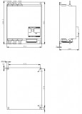 Dimensions 3RW44 ... - screw terminals